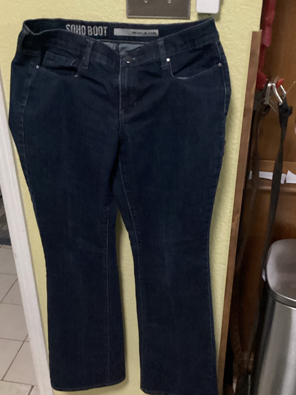 DKNY Women's Dark Indigo Bootcut Jeans